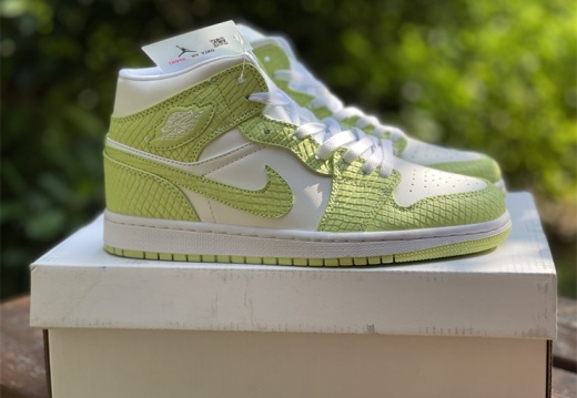Air Jordan 1 Mid Green Python DV2959-113 36—45